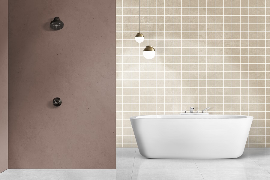 نکات انتخاب رنگ و طرح کاشی برای بدنه حمام