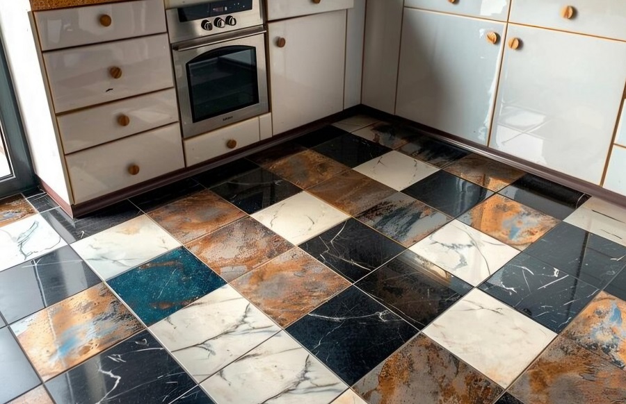 تحلیل دلایل لق شدن کاشی های کف آشپزخانه