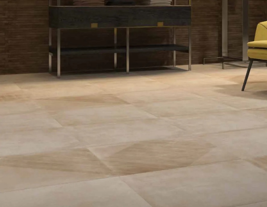 کاشی نیمه براق برای کف سالن