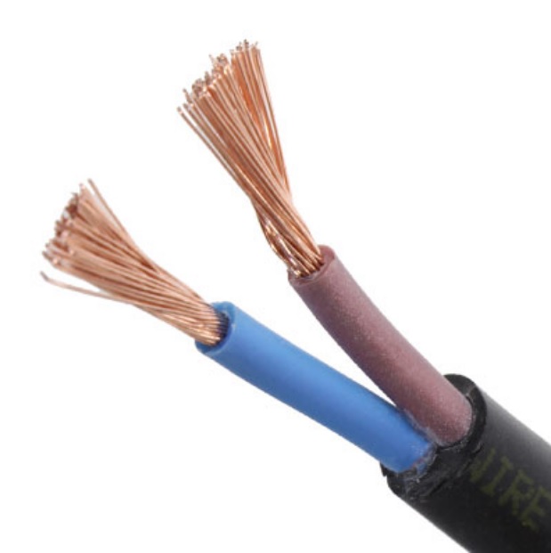 نصب کابل افشان 1*2 فخار در پروژه برقی